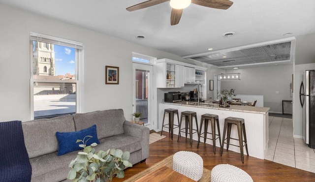 Historic Soulard King 2BR Apt w/Private Deck