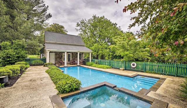 Historic Virginia Wine Country Villa w/Pool, Yard