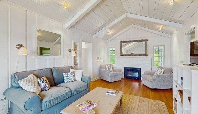 Historic Waterfront Farmhouse with Stunning Eagle Harbor Views