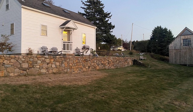 Historic waterfront cottage offers quiet, comfortable intimacy.