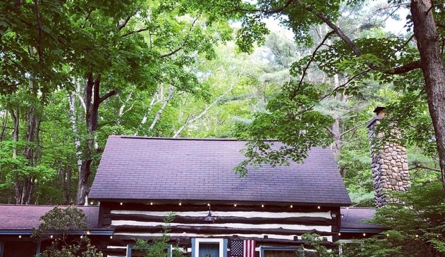 Historical Cabin in Good Hart on M119 Tunnel of Trees Lake Michigan Beach Access