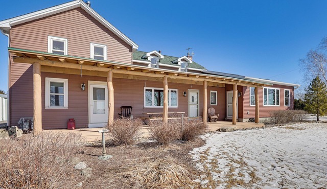 Historical Log Cabin on 80 Acres in Hartford!