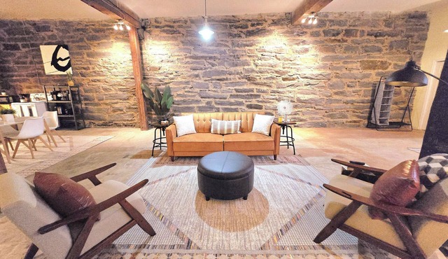 Historical spacious loft DNTN/pets/parking Ext Stays. 8mins hospitals & Colleges