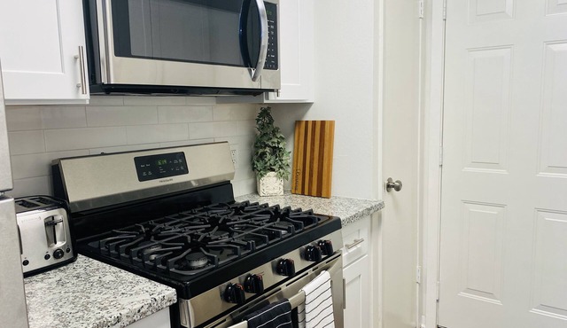 Hobby Airport and very affordable your Home Away from Home