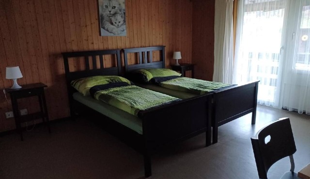 "Hof Eggweid" flat with a view of the mountains