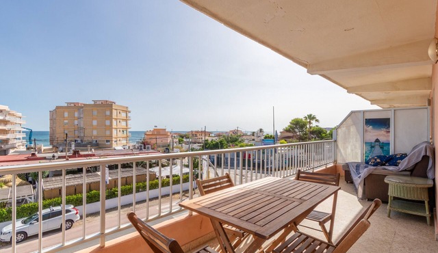 Holiday Apartment "Apartamento El Cid" with Sea View, Pool, Garden & Terrace