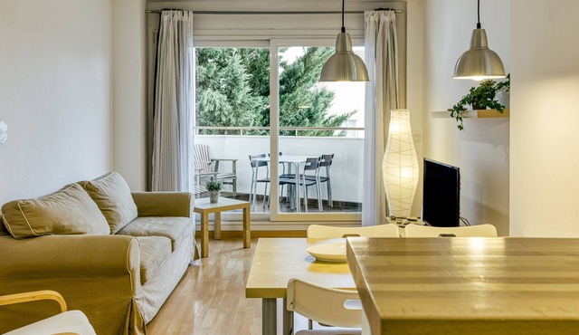 Holiday Apartment 'Aquamarina 103' with Shared Pool, Terrace & Wi-Fi