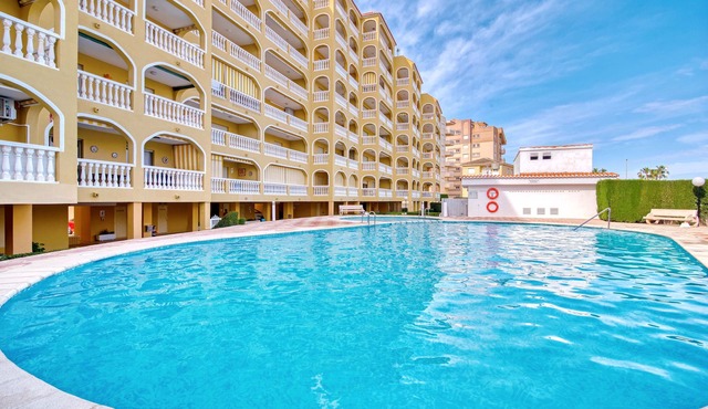 Holiday Apartment 'Barlovento I' with Sea View, Terrace, Shared Pool & Wi-Fi