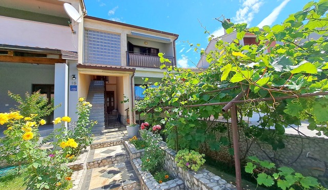 Holiday Apartment "Blue" in village Valbadnon, only 1 km from the beach