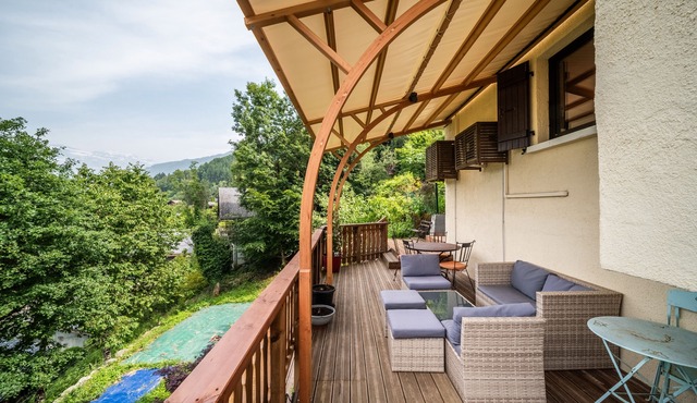 Holiday Apartment "Chalet La Bartavelle - Morillon" near Slopes with Private Terrace & Wi-Fi