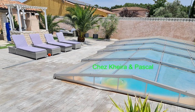 Holiday Apartment "Chez Kheira et Pascal" with Private Terrace & Shared Pool