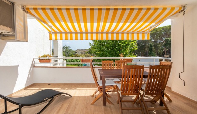 Holiday Apartment 'Brava Beach' with Shared Pool, Private Terrace & Wi-Fi