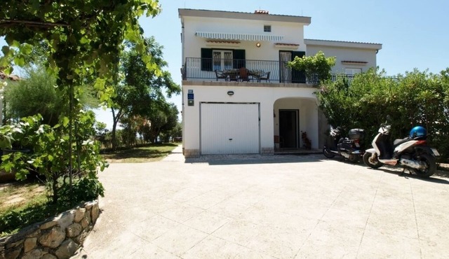Holiday apartment in Rab with sea view, balcony, Wi-Fi, dishwasher (3728-1)