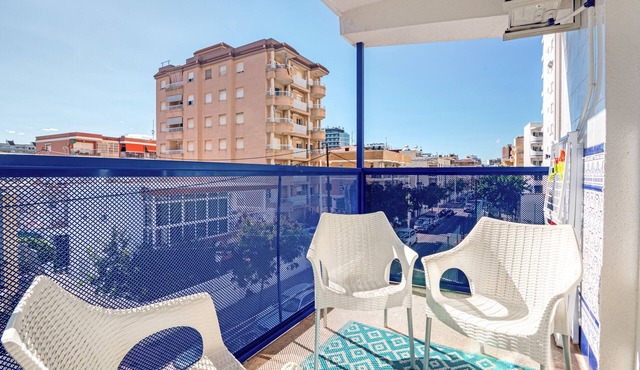 Holiday Apartment "Soleole8" with Shared Terrace, A/C & Wi-Fi