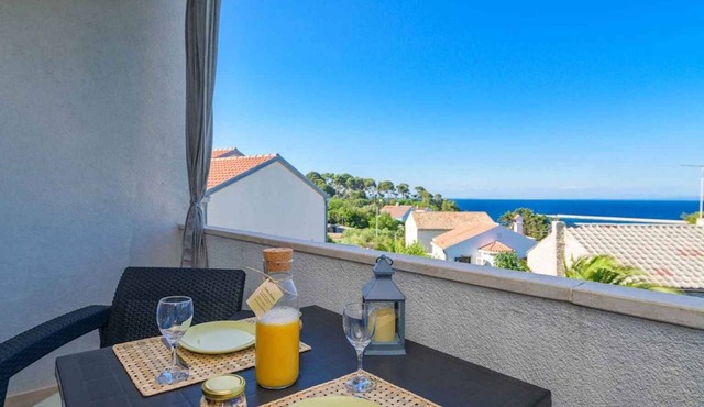Holiday apartment with balcony