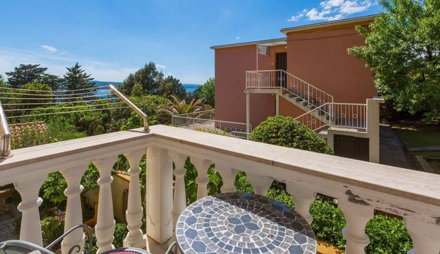 Holiday apartment with balcony