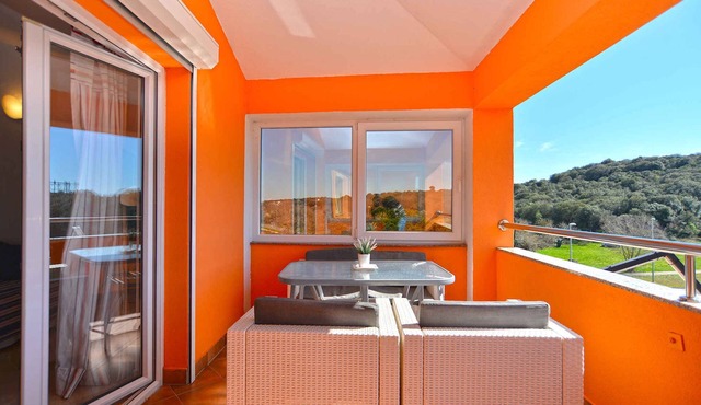 Holiday apartment with air conditioning