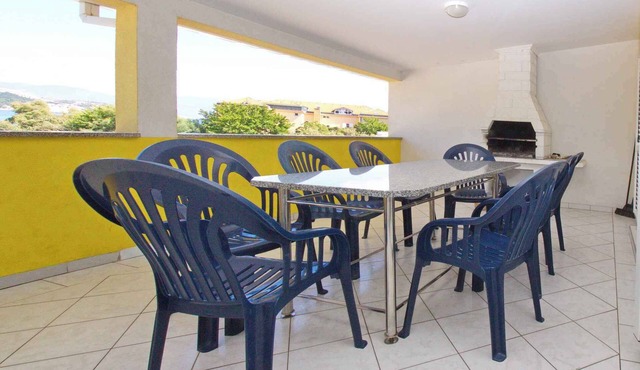 Holiday apartment with balcony and barbecue