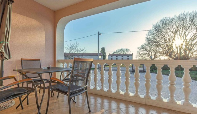 Holiday apartment with balcony