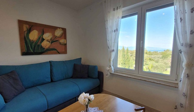 Holiday flat with garden and barbecue