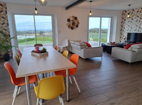 Holiday home 10 pers , panoramic sea view, Cléder