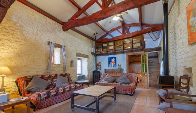 Holiday Home 'Côté Grange' with Shared Pool, Terrace, Garden & Wi-Fi