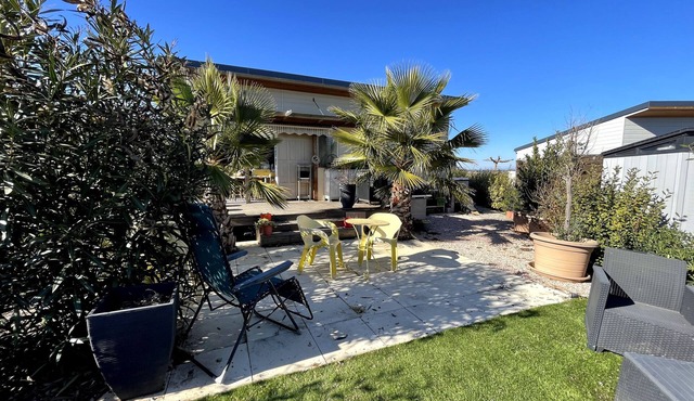 Holiday Home 'Chalet Avec Piscine Couverte' with Shared Pool, Private Terrace and Air Conditioning