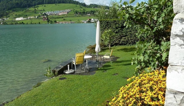 Holiday home directly on Lake Zug