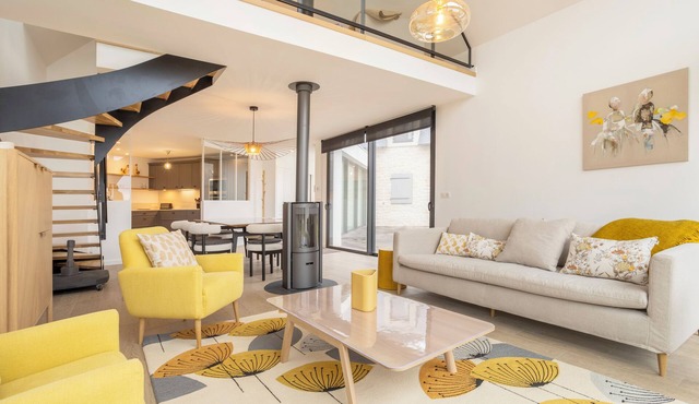 Holiday Home 'Dune - 180m De La Plage' with Private Terrace, Garden and Wi-Fi