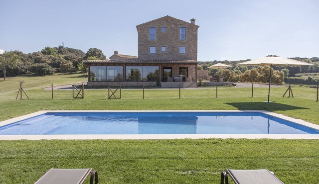 Holiday home of great standard. Rural property for 46 persons and great views.