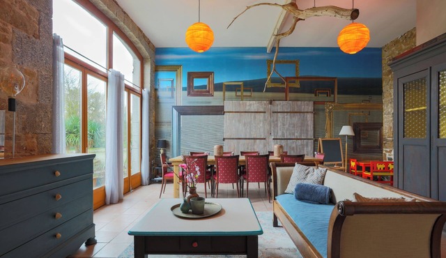 Holiday Home 'Gite La Grange 6 Personnes' with Shared Pool, Private Terrace and Wi-Fi