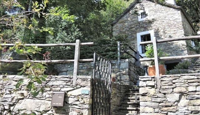 Holiday home in Cugnasco with swimming pool