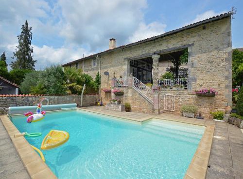 Holiday Home in Charente with Pool and Castle