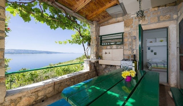 Holiday Home in Murvica with Seaview, Terrace, Air condition, WIFI (146-1)