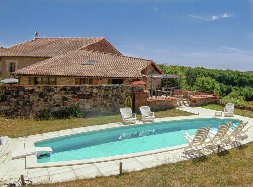 Holiday Home in Roussines with Private Pool