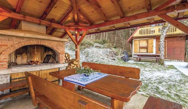 Holiday home in the forest next to river