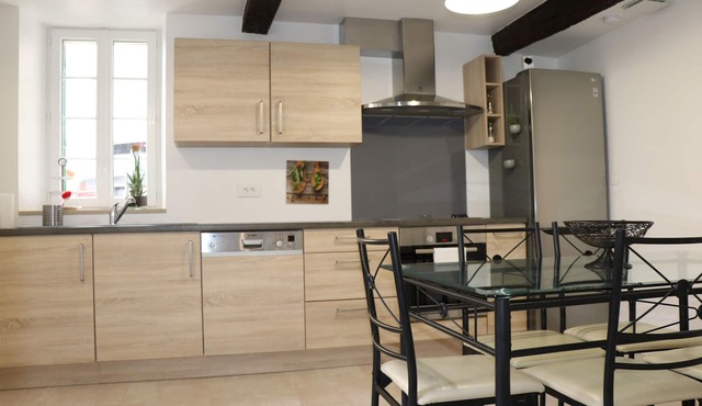 Holiday home in the heart of the Village for 10 adults and 4 children max.