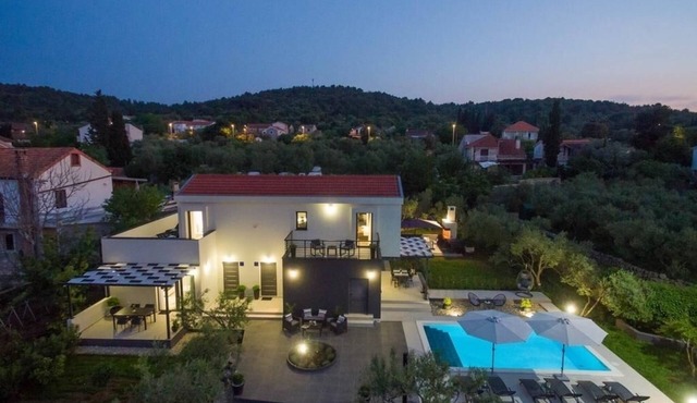 Holiday Home in Ždrelac with Seaview, Terrace, Air condition, WIFI (4652-1)