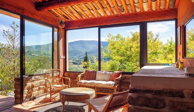 Holiday Home 'La Bastide Des Oliviers' with Mountain View, Wi-Fi and Air Conditioning