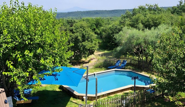 Holiday Home 'La Chant Des Tongs - La Canopée' with Mountain View, Wi-Fi and Air Conditioning