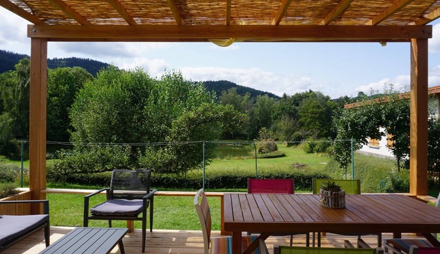 Holiday Home 'La Maison Et L'étang De Pêche' with Mountain View, Private Terrace and Wi-Fi