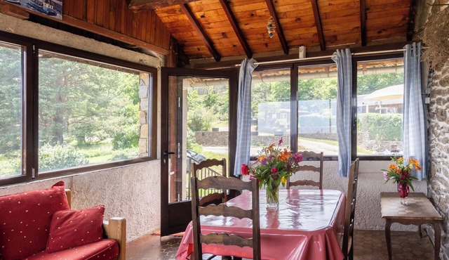 Holiday Home 'Le Pigeonnier' with Mountain View, Shared Pool and Air Conditioning