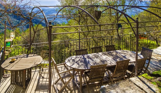 Holiday Home 'Maison À Peille' with Sea View, Private Terrace and Wi-Fi