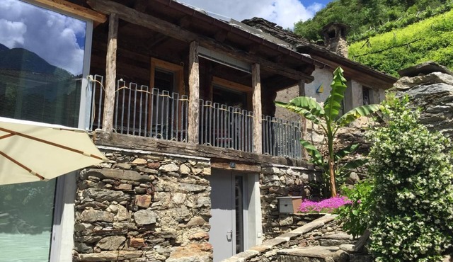 Holiday home "Malvaglia" with mountain and valley views