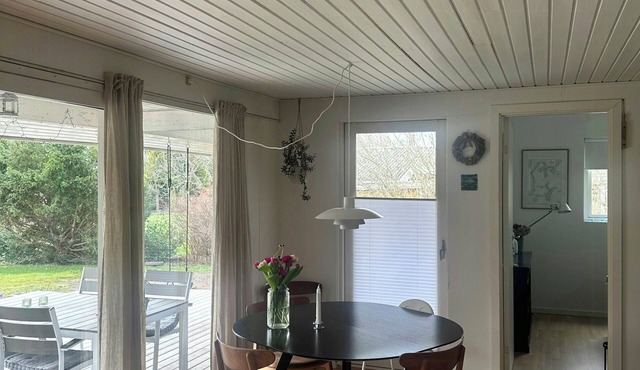Holiday home near Ajstrup beach with a cozy garden