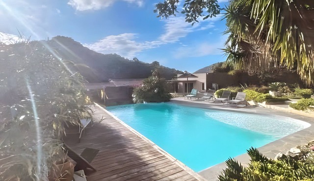 Holiday Home 'Saint Florent' with Mountain View, Private Garden and Wi-Fi