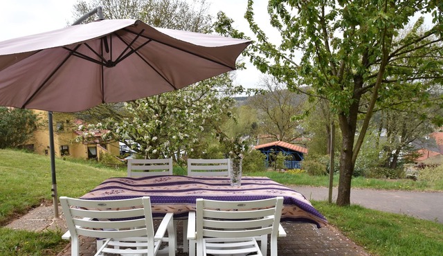 Holiday home with beautiful view on the village