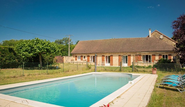 Holiday home with garden and private pool