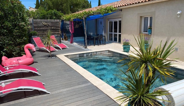 Holiday home with its own swimming pool