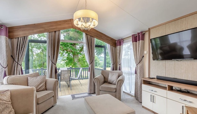 Holiday Home with one double and two twin bedrooms.